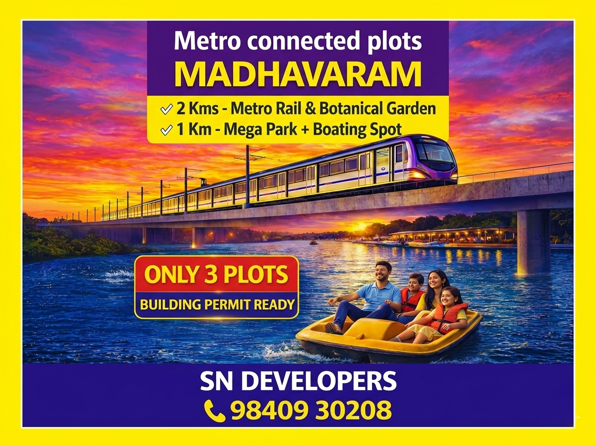 Metro Connected Plots Madhavaram